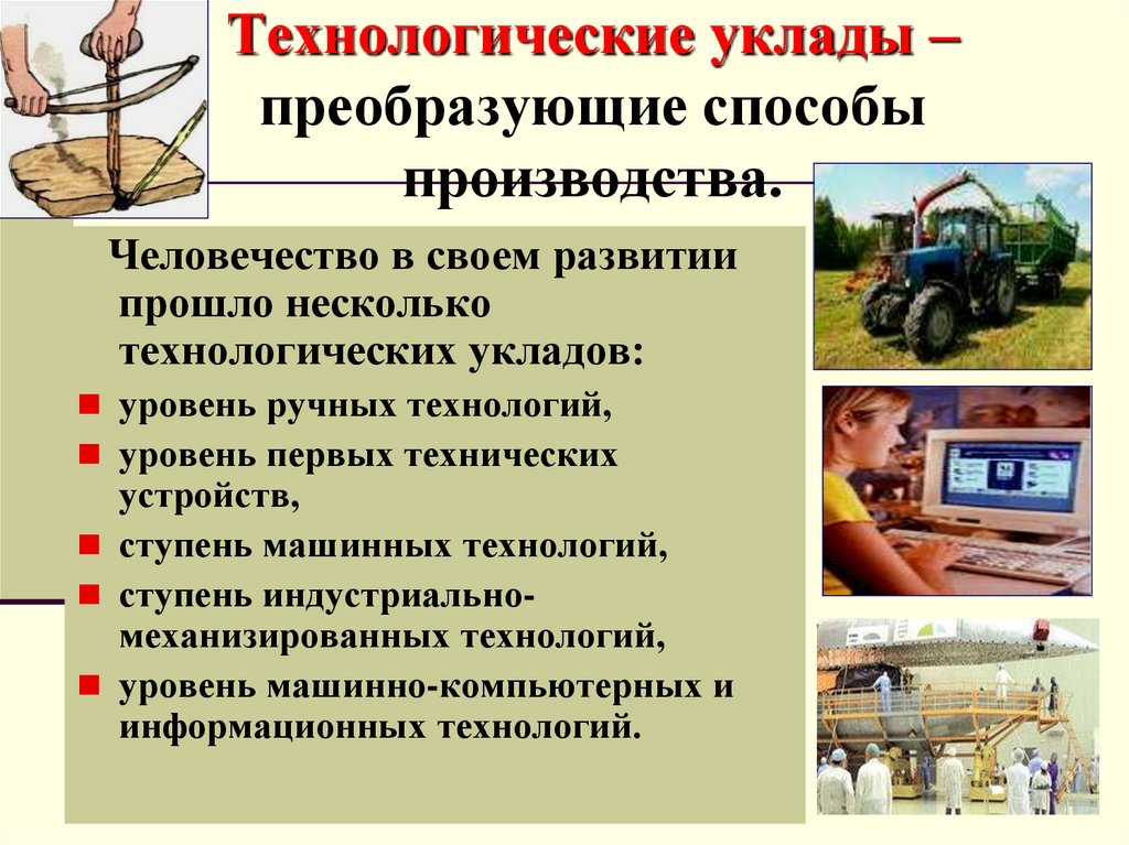 Уклад жизни деятельность. Технологические уклады способы производства. Технологические уклады презентация. Преобразующая деятельность человека и технологии 5 класс. Первый Технологический уклад картинки.