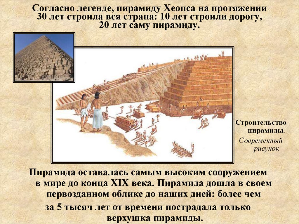 Строительство пирамиды 5 класс кратко история. Строительство пирамиды Хеопса в древнем Египте. Техника строительства египетских пирамид. Строительство пирамиды современный рисунок. Описать рисунок строительство пирамиды.