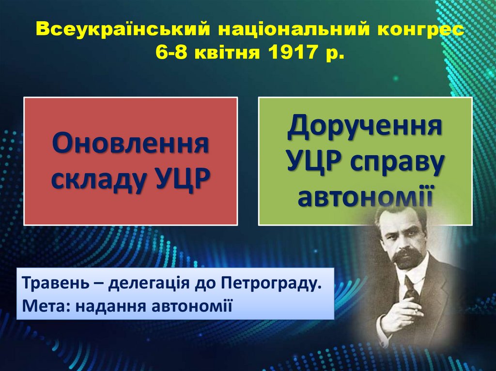 Всеукраїнський національний конгрес 6-8 квітня 1917 р.