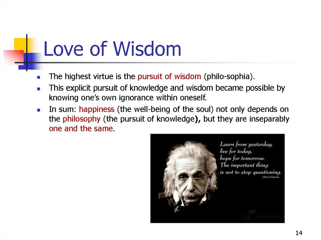 Love of Wisdom