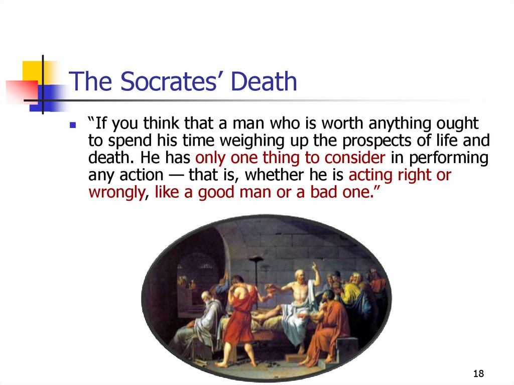 The Socrates’ Death