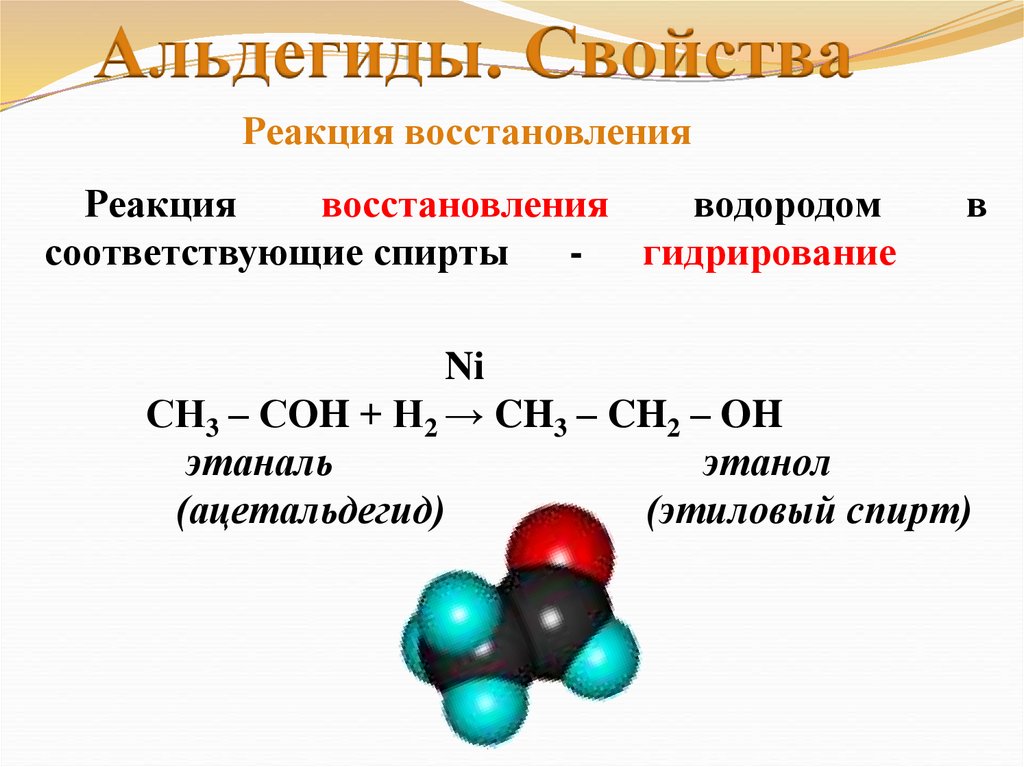 Спирты и альдегиды презентация