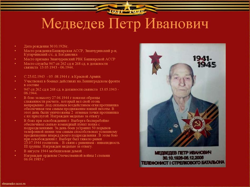 Медведев Петр Иванович