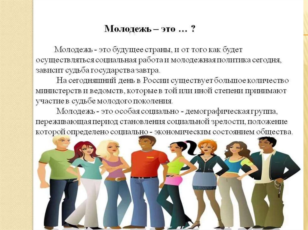 Презентация про молодежь