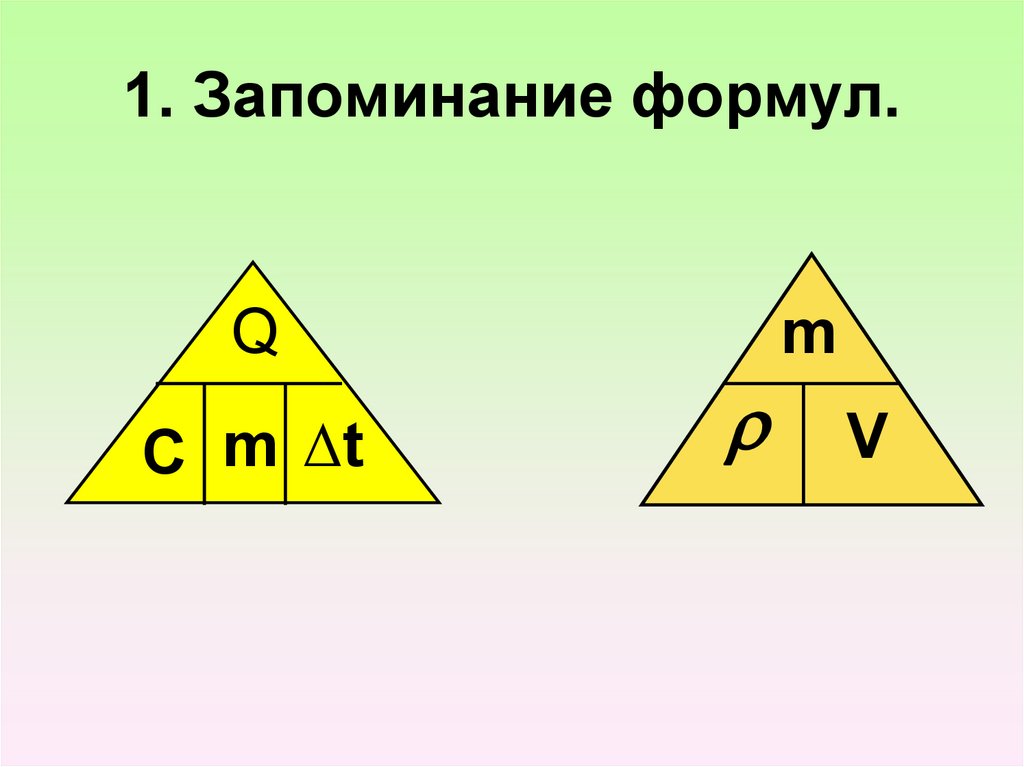 Система запоминания. Мнемотехники для запоминания математических формул. Мнемотехника для запоминания формул по физике. Формулы по физике в треугольниках. Мнемотехника, как запомнить формулу.