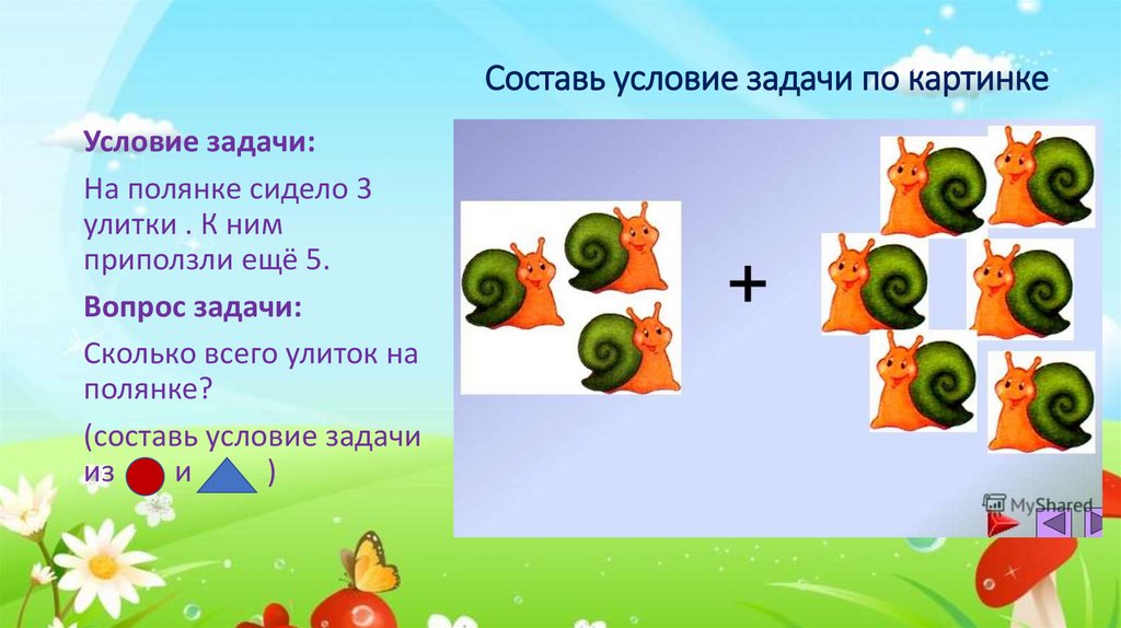 Составь условие задачи по картинке