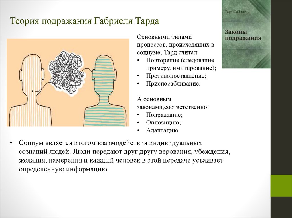 Соответственно закону. Теория подражания. Теория подражания Тарда. Теория подражания в социологии. Теория подражания Габриэля Тарда.