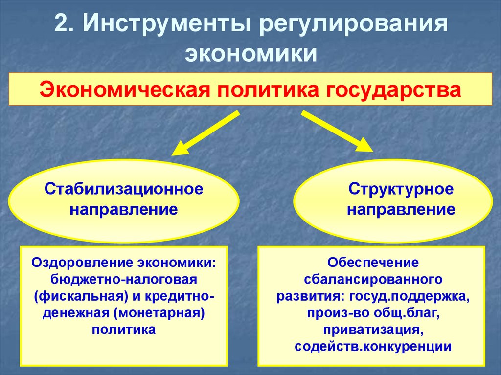 Политика государства направленная. Экономическая политика государства. Два типа экономической политики государства. Инструменты регулирования экономики. Экономические политики государства.