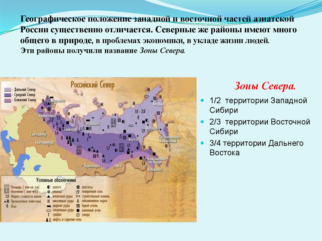 Географическое положение восточно