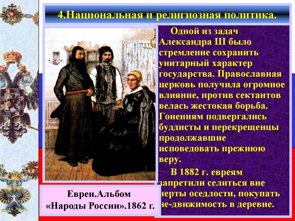 Национальная и религиозная политика александра 2 национальный вопрос в европе и в россии презентация