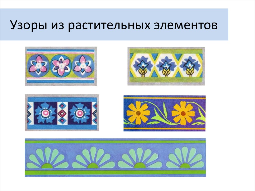 Узоры и орнаменты создаваемые людьми и разнообразие их видов 1 класс изо презентация