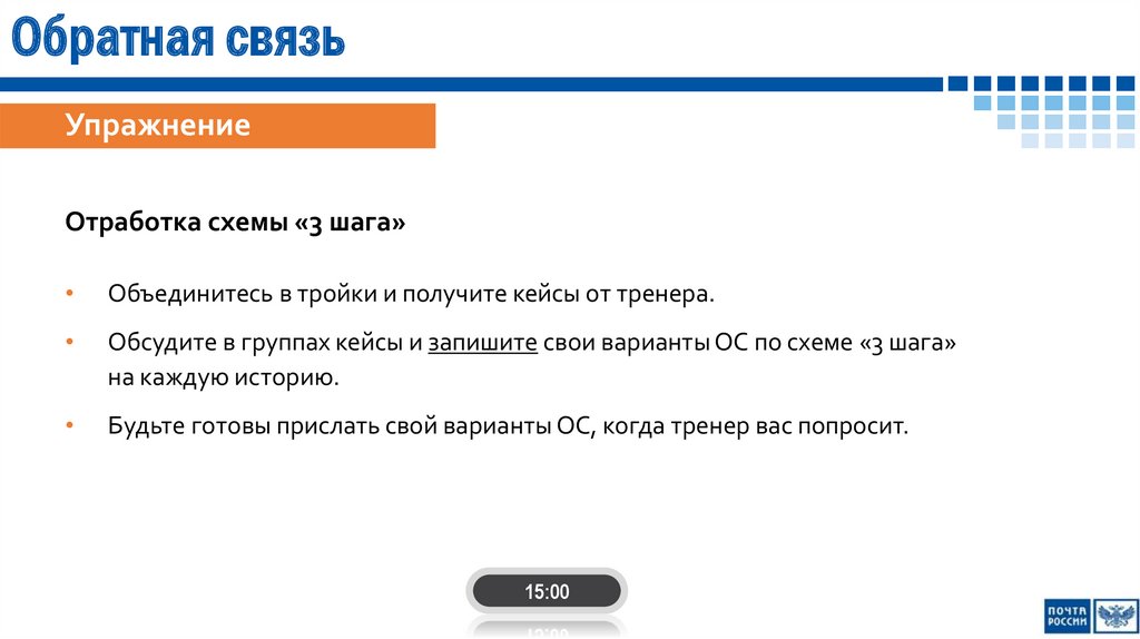 Алгоритм «Схема 3 шагов»