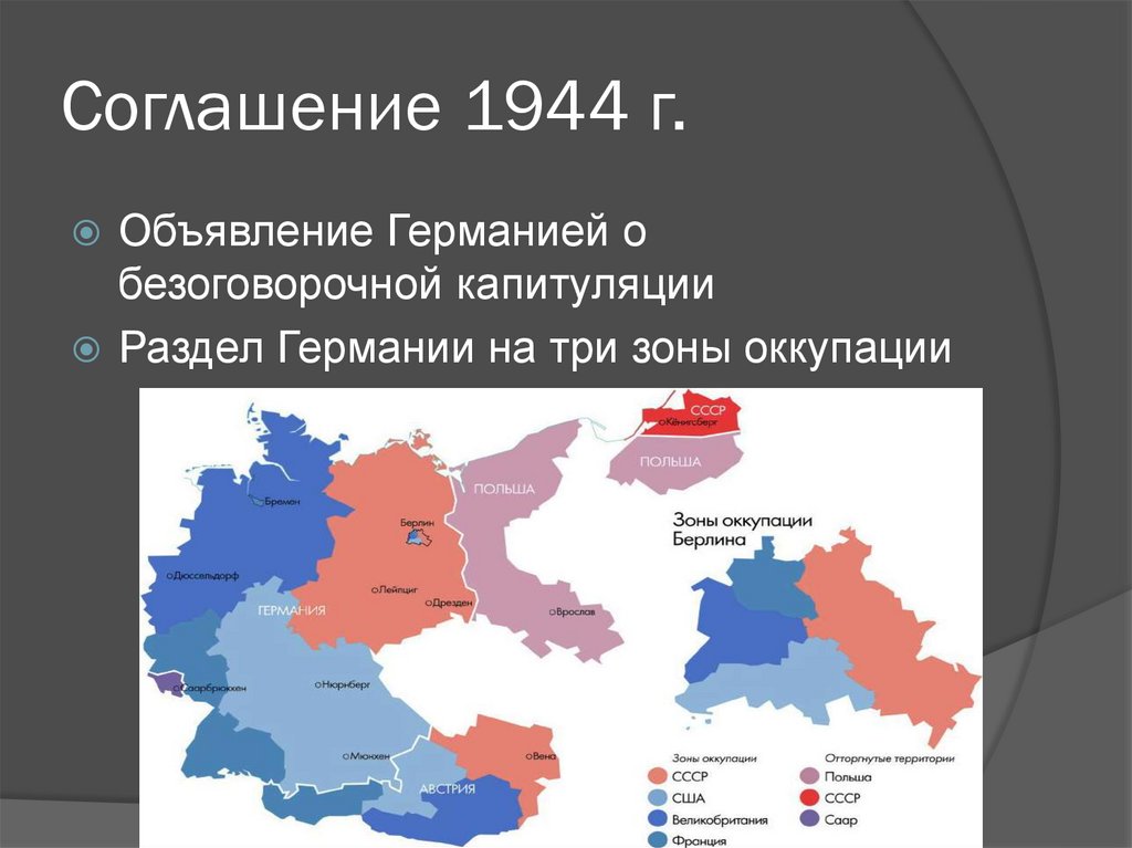 План рузвельта по разделу германии