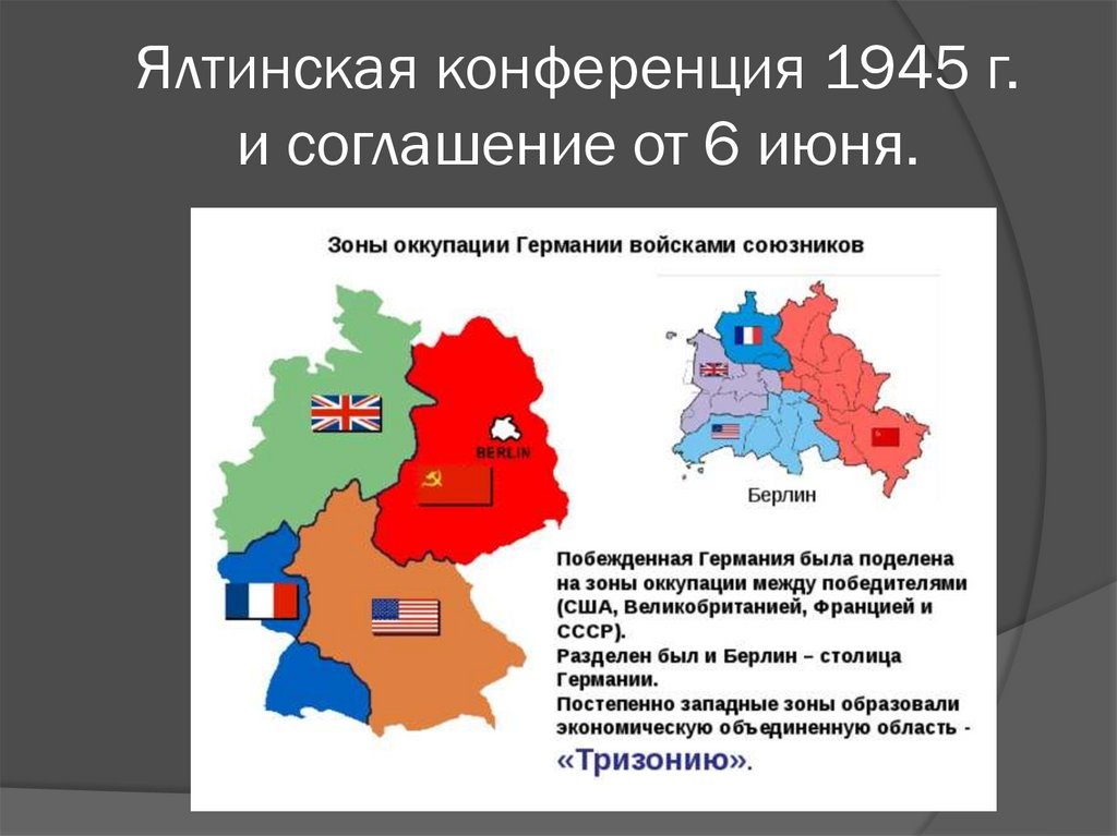 Как поделили германию