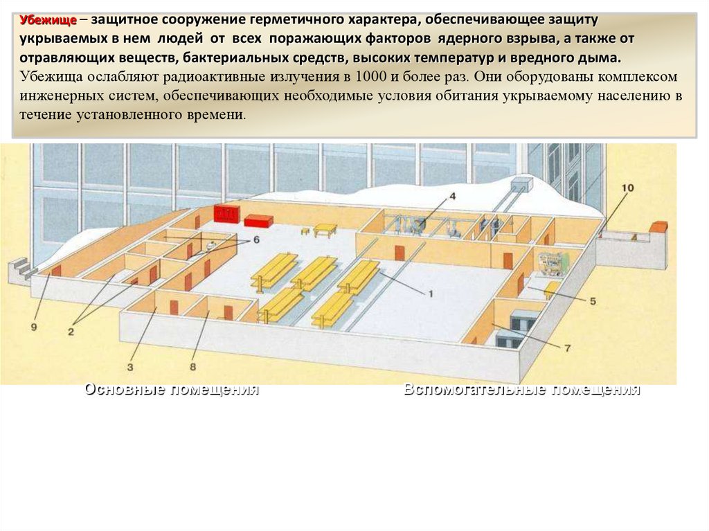 Организация инженерной защиты населения от чс