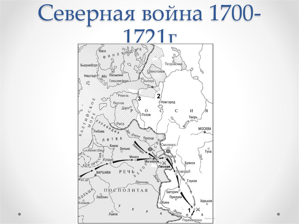 Северная война 1700-1721г