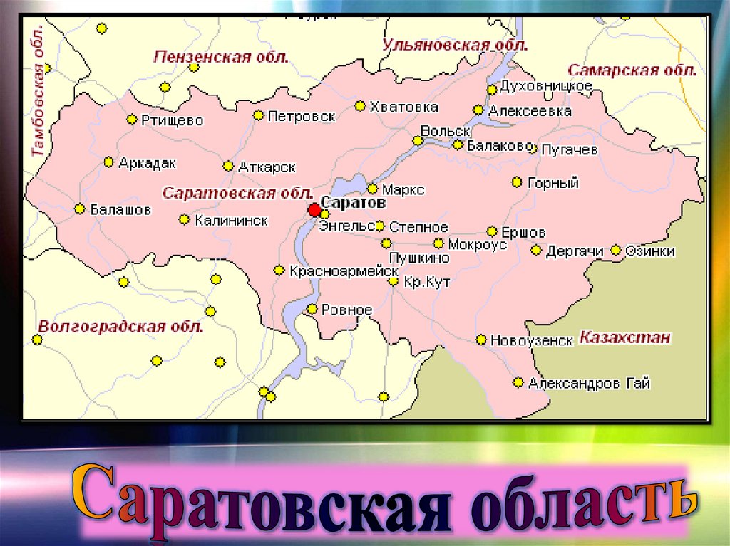 Саратовская область находится. География Саратовской области. Саратовская область презентация. Саратовская область на карте России. Правобережье Саратовской области.