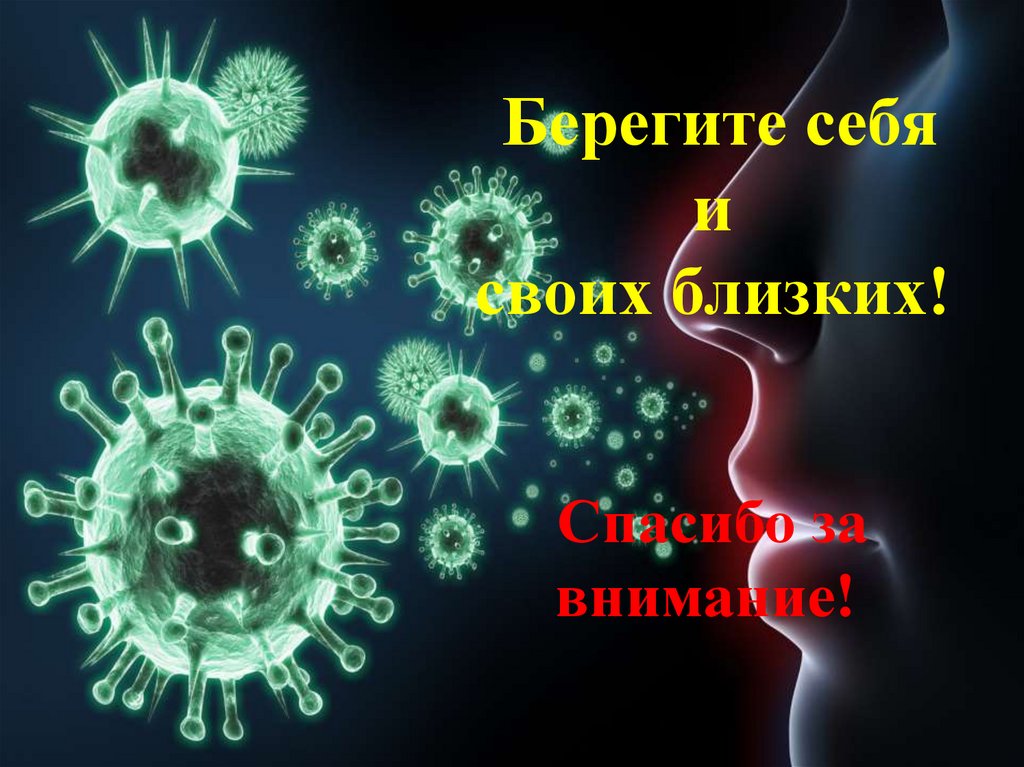 Спасибо за внимание берегите себя и своих близких для презентации