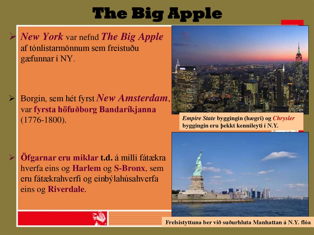 The Big Apple