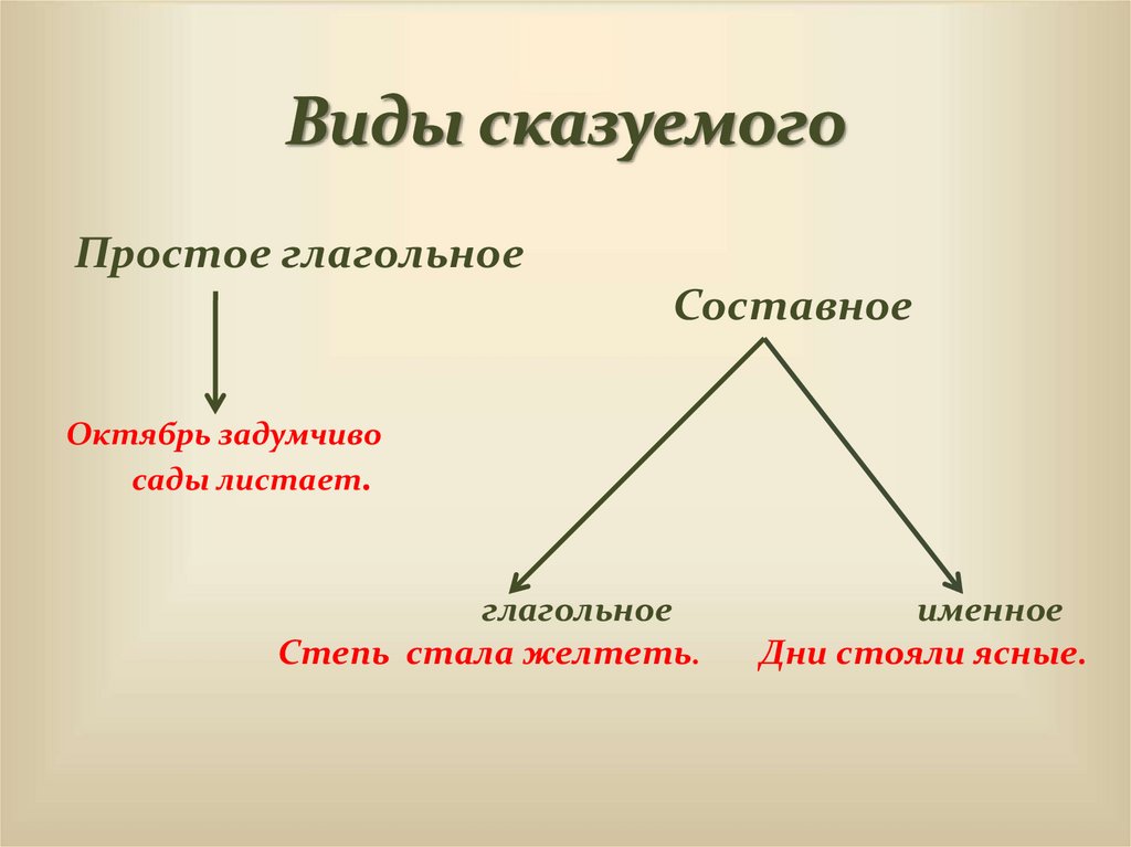 Дайте характеристику сказуемого