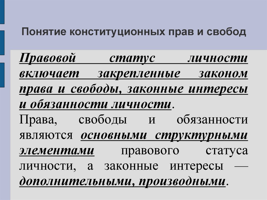 Понятие конституционной свободы. Конституционные термины. Понятие конституционных прав и свобод. Понятие прав и свобод личности. Понятие конституционных свобод.