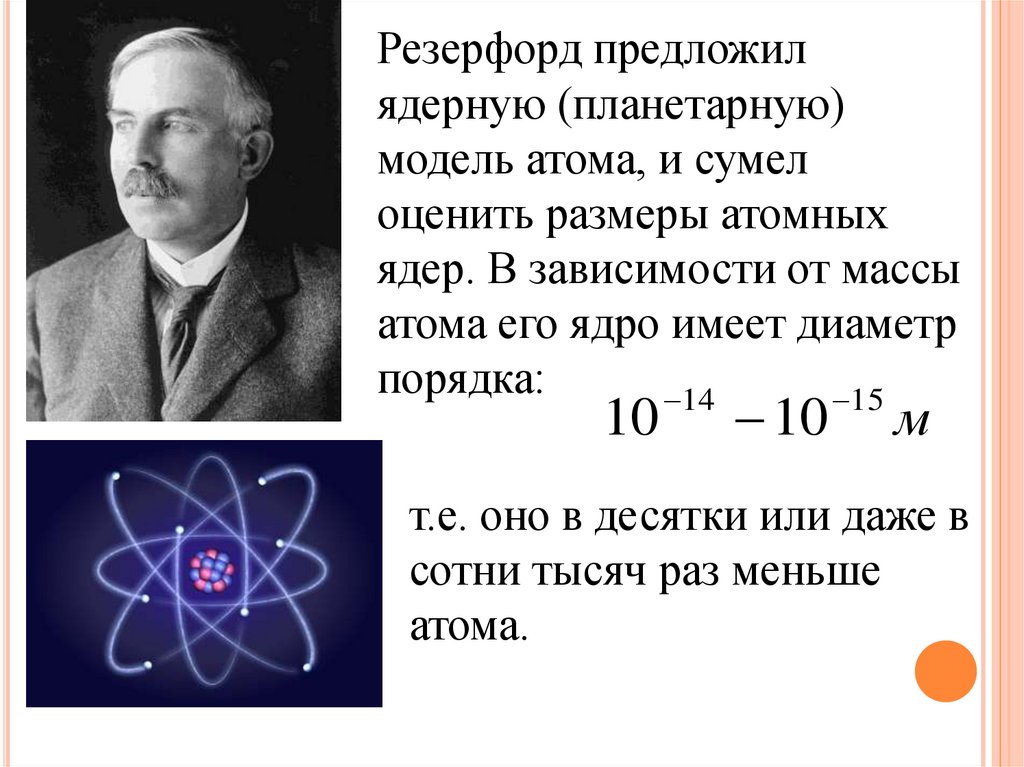 История открытия строения атома презентация