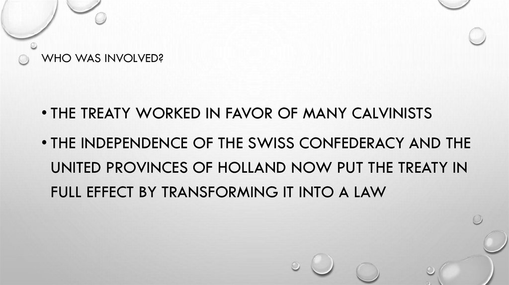 The Treaty of Westphalia презентация онлайн