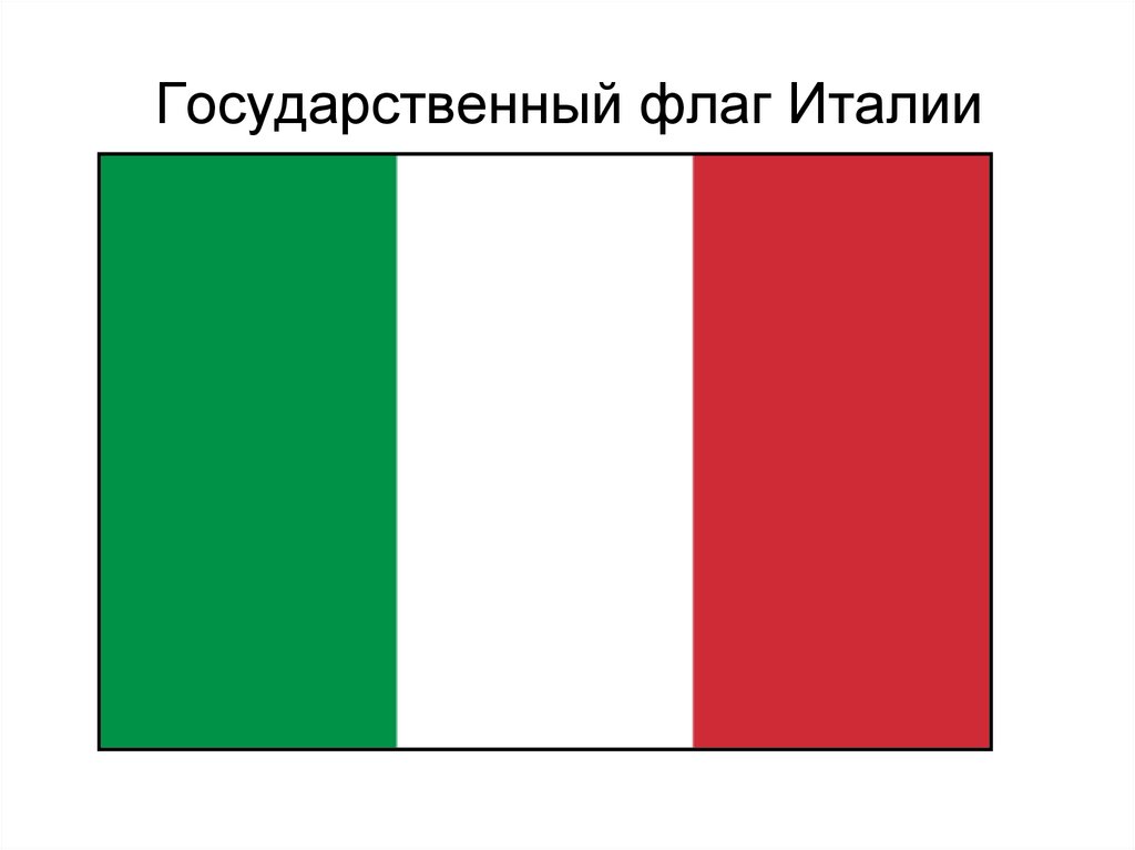 Код флага италии. Итальянский флаг. Национальный флаг Италии. Флаг Италии для презентации.
