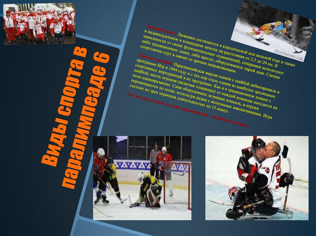 Виды спорта в паралимпеаде 6