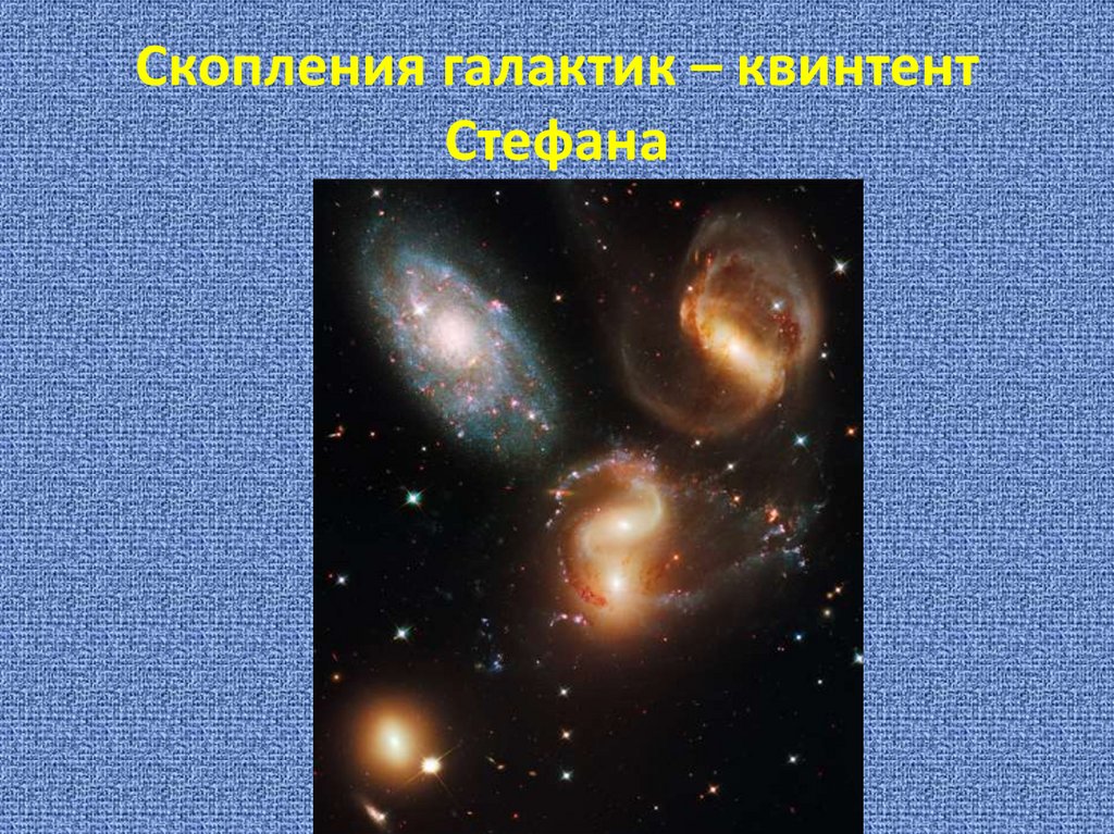 Скопления галактик – квинтент Стефана