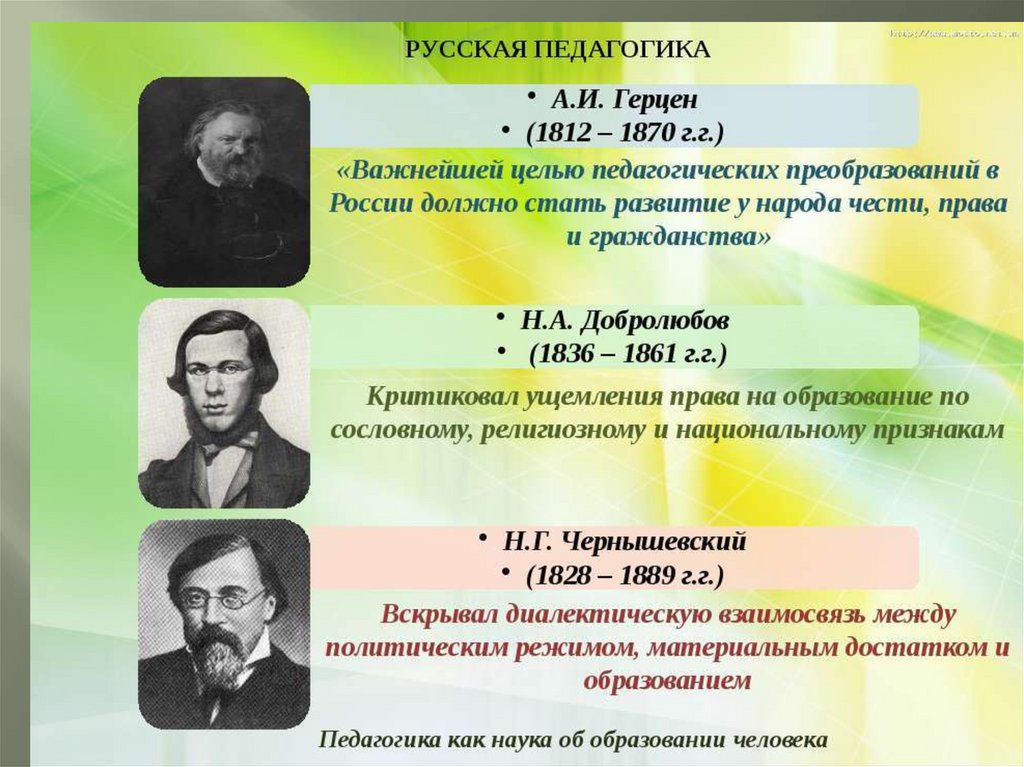 6 педагогика. Представители педагогики. Русская педагогика. История Российской педагогики. Презентация по педагогике.