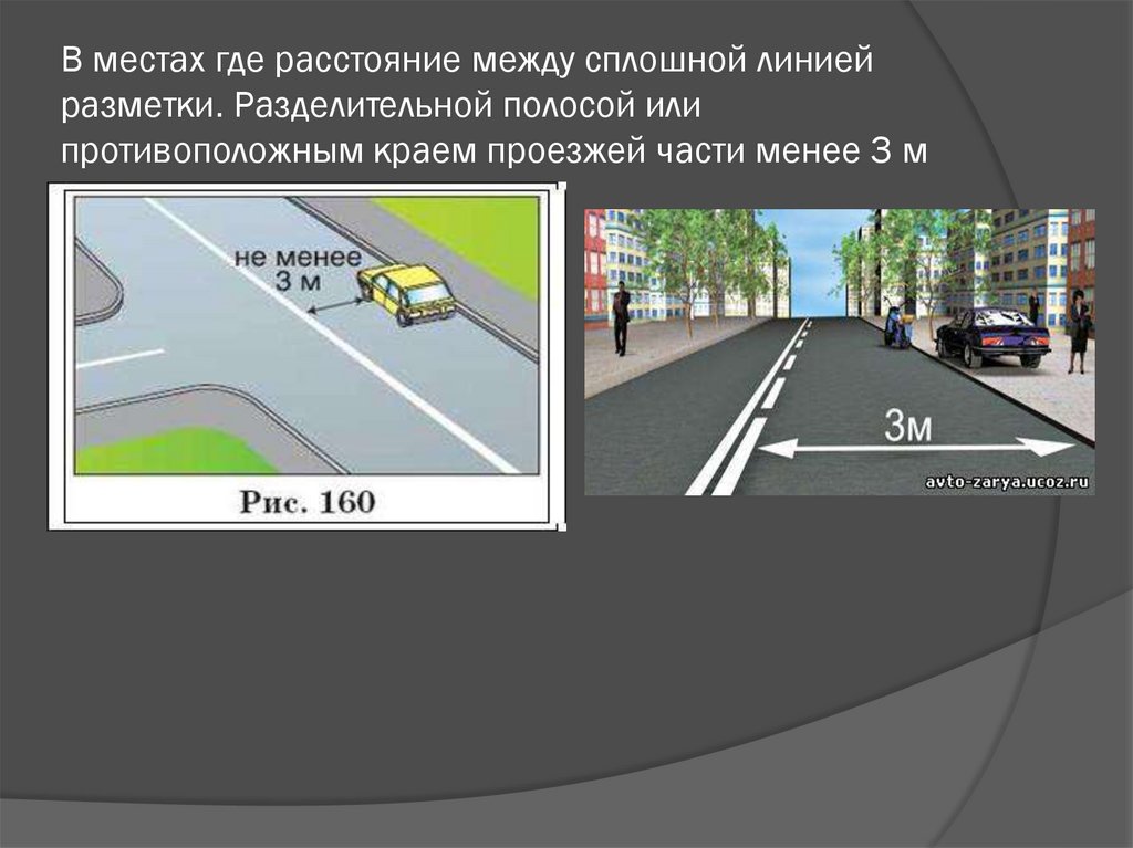 Линия разметки обозначающая край проезжей части