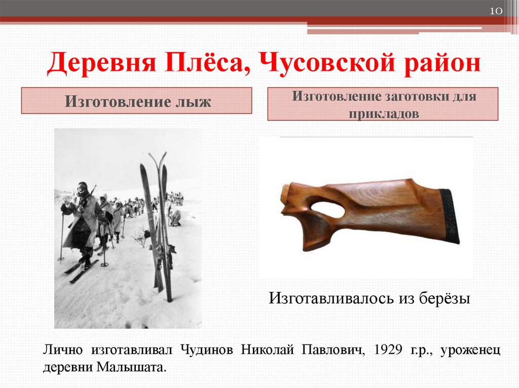 Деревня Плёса, Чусовской район