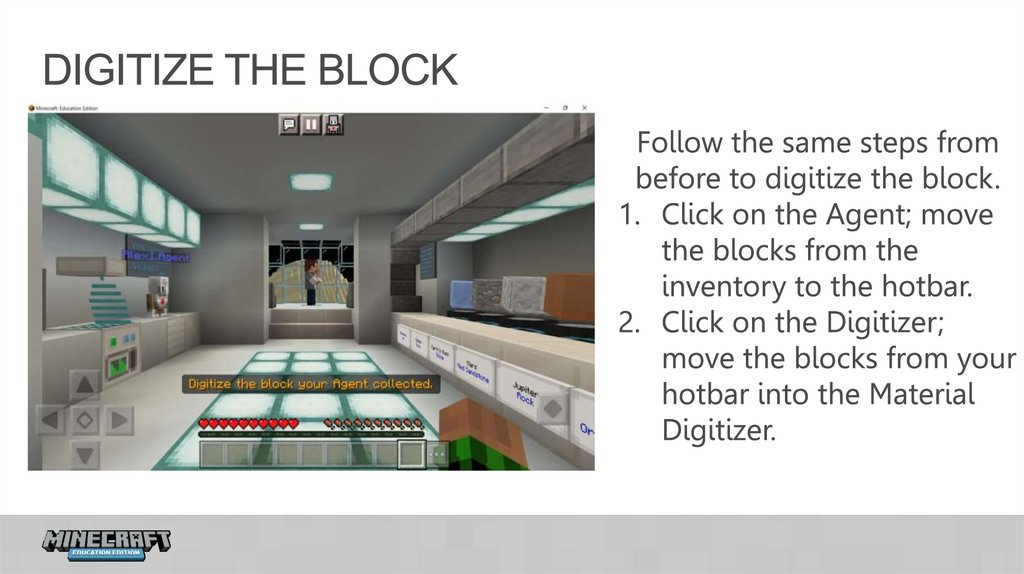Digitize the block