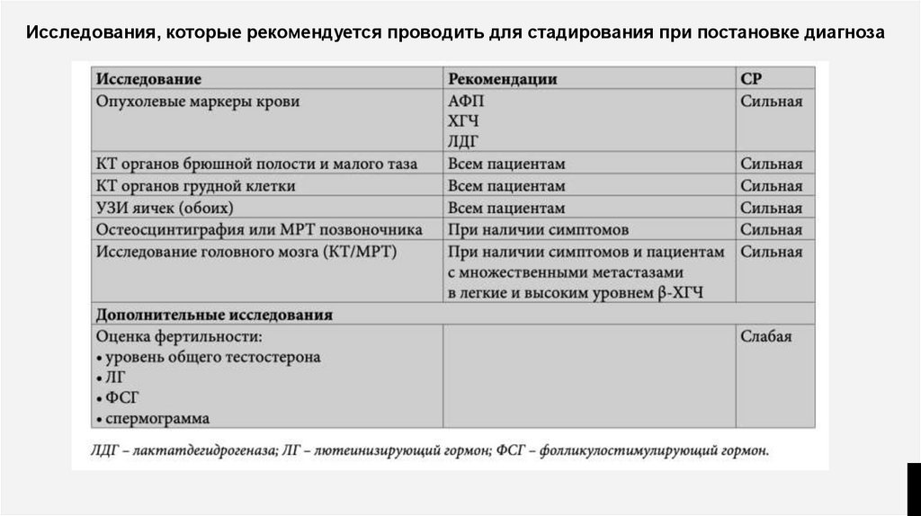 Рак яичка - online presentation