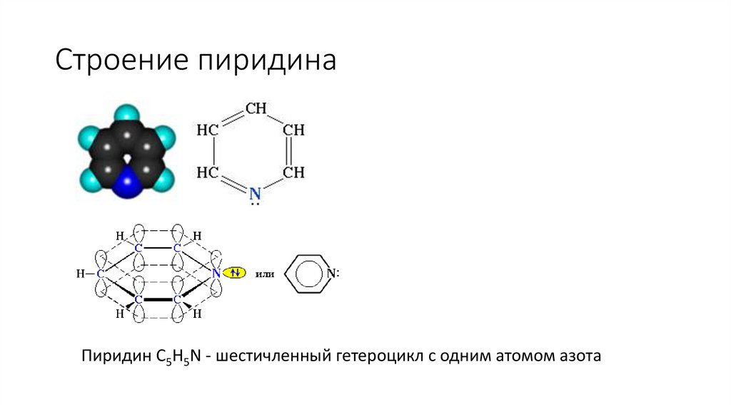 Презентация химия 10 класс азотсодержащие гетероциклические соединения