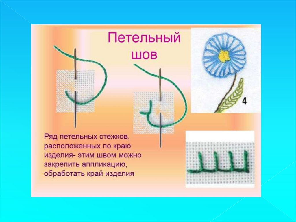 Рисунок из швов