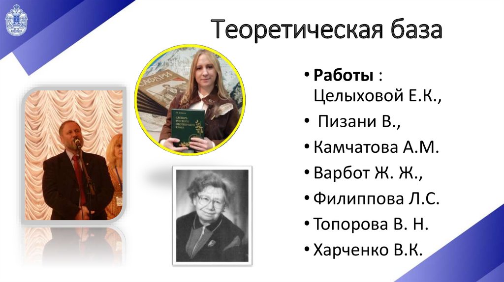 Теоретическая база