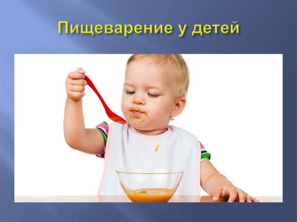 Пищеварение у детей