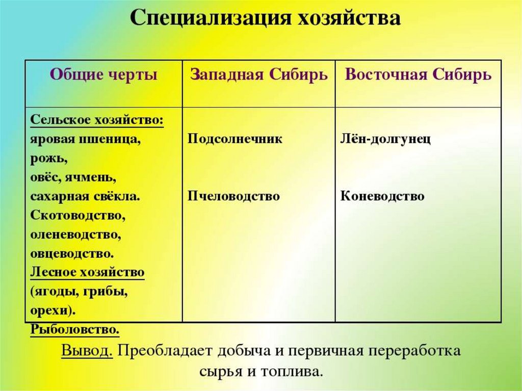 специализация хозяйства сибири. специализация восточно сибирского экономического района. специализация хозяйства сибири. хозяйство западной сибири таблица отрасли специализации. таблица хозяйство западной сибири.