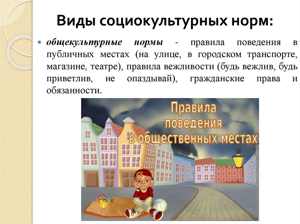 Социокультурные нормы