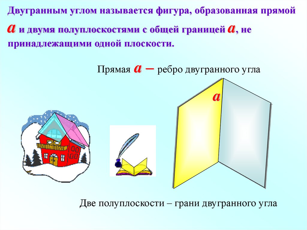 Ребро в двугранном угле. Двугранным углом называется. Двугранный угол в жизни. Двугранным углом называется фигура. Ребро двугранного угла.