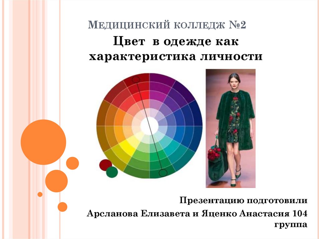 Характеристика цвета одежды. Презентация я личность колледж. Предложения на образ платьев как его охарактеризовать.