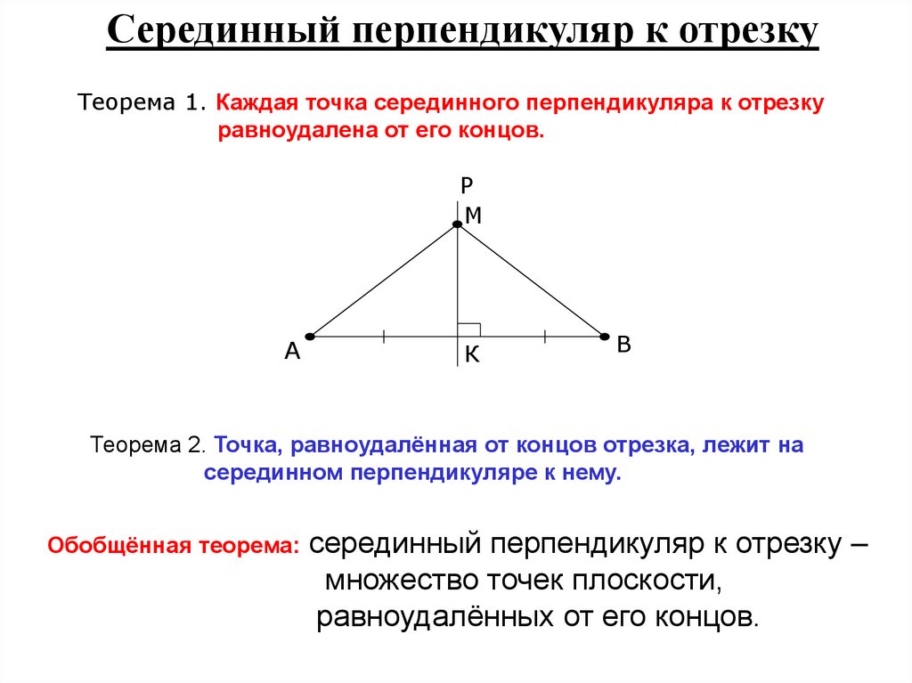 Замечательные теоремы. Теорема о серединном перпендикуляре с доказательством 7 класс. Теорема о серединном перпендикуляре к отрезку доказательство 8 класс. Серединный перпендикуляр к отрезкe. Серелина перпендикуляр.
