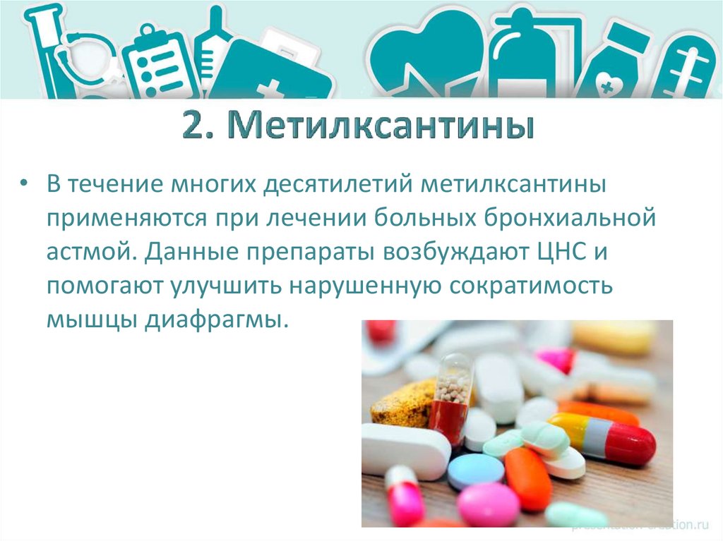 Лекарства бронхолитики - презентация онлайн
