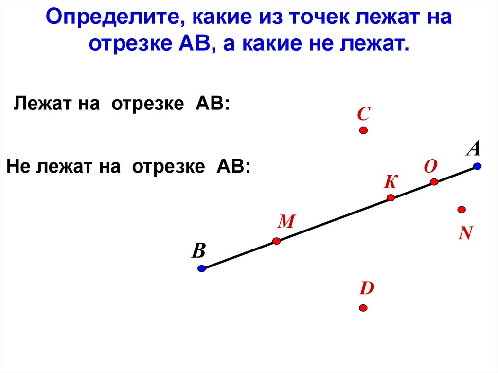 Длина отрезка ab