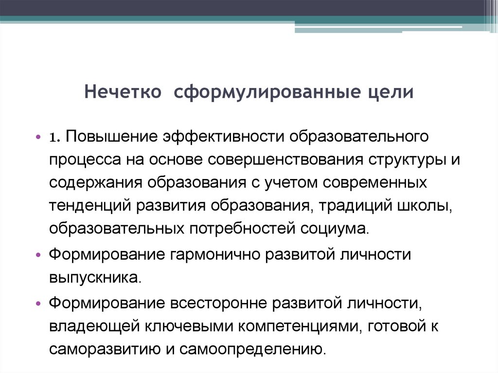 Требования к формулировке цели презентации возможно несколько вариантов ответа