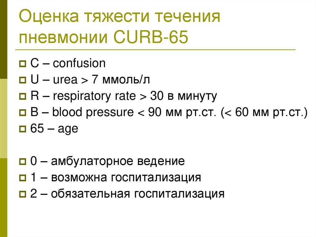 Тяжесть течения. Шкала Curb-65 в оценке тяжести пневмонии. Curb- 65(CRB-65). Шкала Curb 65 при пневмонии. Оценка тяжести течения пневмонии.