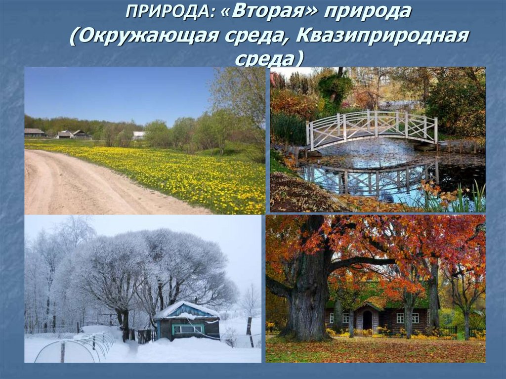 Первая природа 2 вторая природа. Квазиприродная среда. Вторая природа. Вторая природа примеры. Первая и вторая природа.