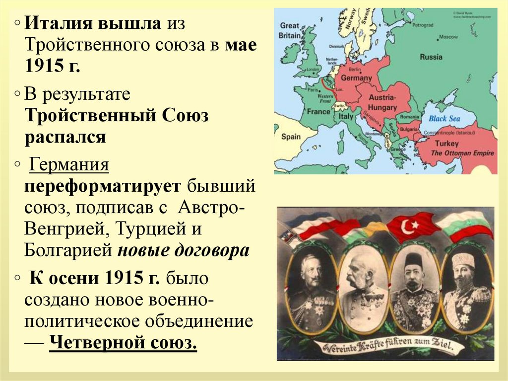 Международные отношения во время Первой Мировой войны - презентация онлайн